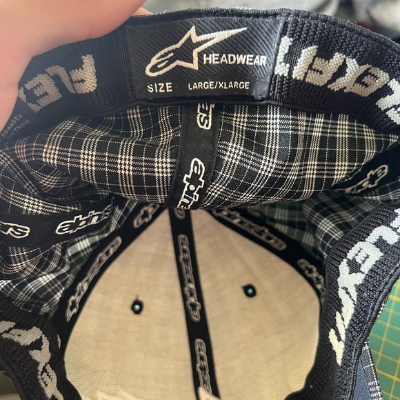 Rare vintage Alpinestars plaid hat - Picture 6 of 12